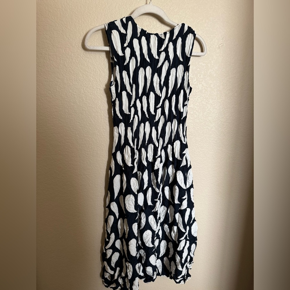 Alquema smash pocket dress in ink white droplet Sz 1 black‎ - Picture 11 of 11